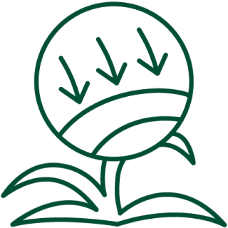 great penetration into weed leaves - icon